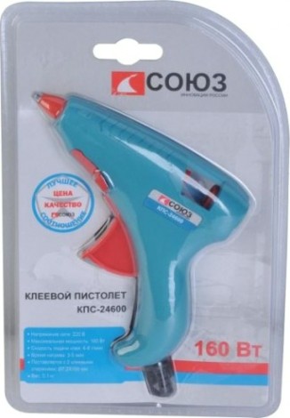 Пистолет термоклеевой сетевой СОЮЗ КПС-24600