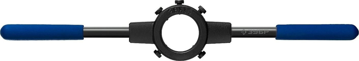 Плашкодержатель ЗУБР ПРОФЕССИОНАЛ 38мм, для m12-m14, со стопорными винтами, сталь 45 [28150-38]