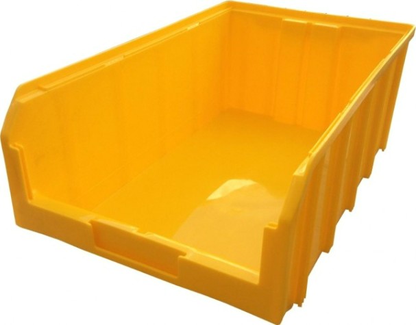 Пластиковый ящик СТЕЛЛА-ТЕХНИК V-4 502 х 305 х 186 мм [жёлтый]