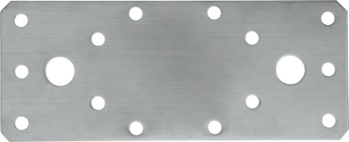 Пластина крепежная ЗУБР НКП-2.0 140х55х2мм нержавеющая [310636-140]