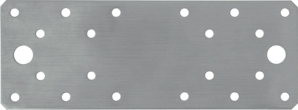 Пластина крепежная ЗУБР НКП-2.0 180х65х2мм нержавеющая [310636-180]