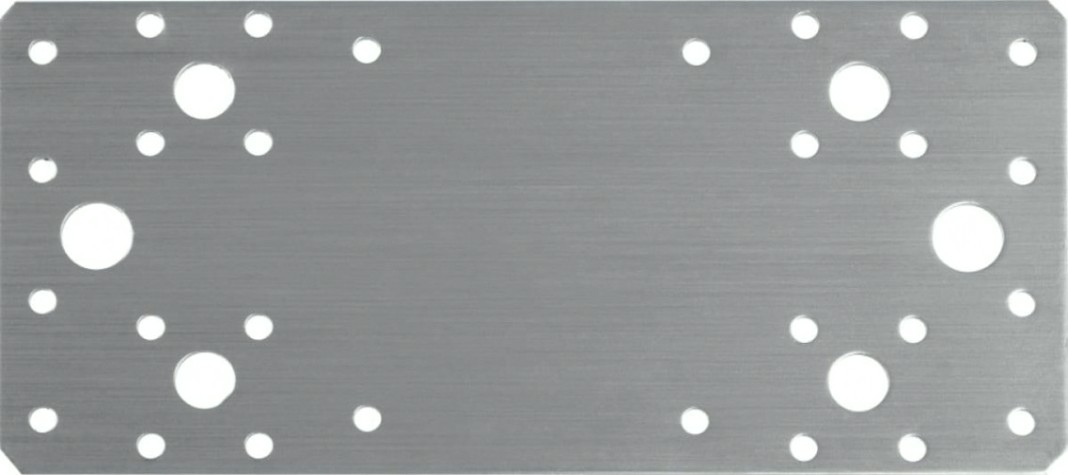 Пластина крепежная ЗУБР НКП-2.0 200х90х2мм нержавеющая [310636-200]