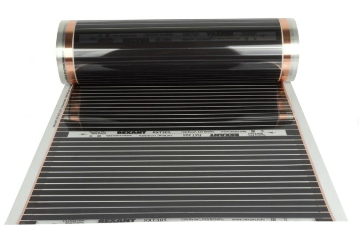 Пленка инфракрасная REXANT 51-0501-7 Optima 150, 1 м²/0,5х2 м/150Вт Пленка инфракрасная REXANT 51-0501-7 Optima 150, 1 м²/0,5х2 м/150Вт