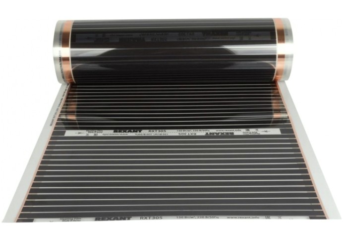 Пленка инфракрасная REXANT 51-0503-7 Optima 150, 2 м²/0,5х4 м/ 300Вт Пленка инфракрасная REXANT 51-0503-7 Optima 150, 2 м²/0,5х4 м/ 300Вт