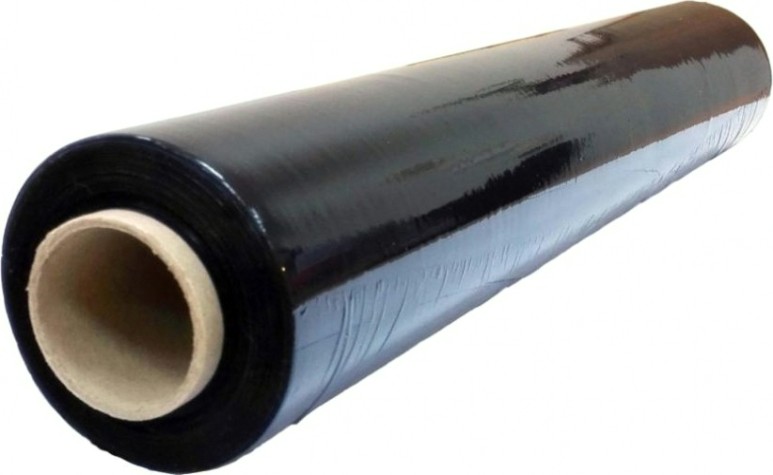 Пленка стрейч черная 450 мм x 210 м 23 мкм Пленка стрейч черная 450 мм x 210 м 23 мкм