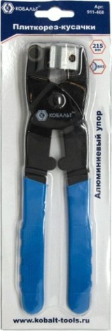 Плиткорез Кобальт 911-468 кусачки 200 мм, алюминиевый упор