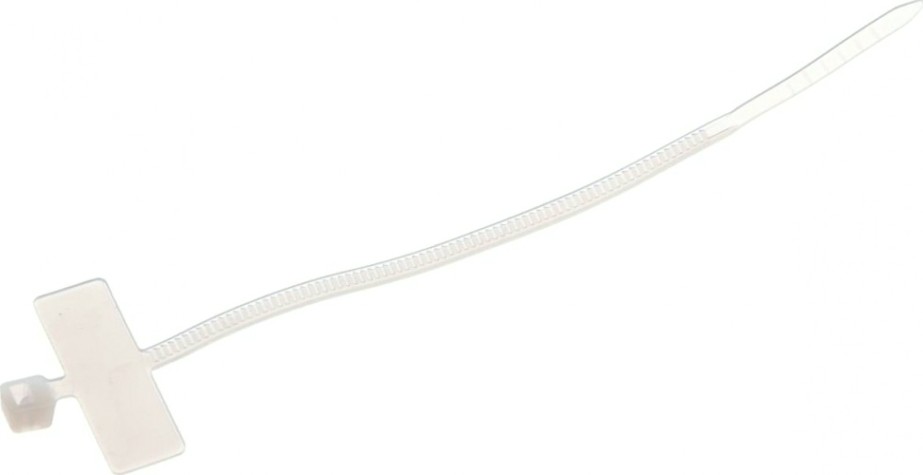 Пломба REXANT 07-0106 под маркер nylon 100x2,5мм белый (50 штук)