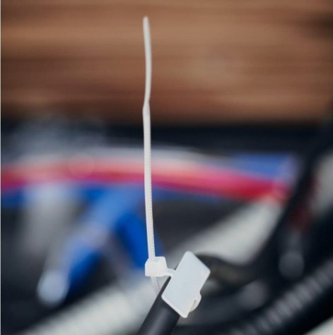 Пломба REXANT 07-0106 под маркер nylon 100x2,5мм белый (50 штук)