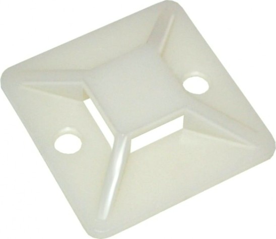 Площадка под хомуты IEK самоклеящаяся 30х30 бел. (уп. 100шт) [UHP30-30-100]