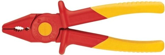 Плоскогубцы диэлектрические KNIPEX 986201 захватные [KN-986201]