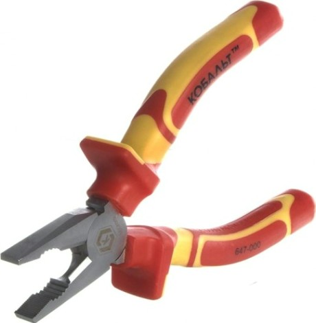 Плоскогубцы диэлектрические Кобальт 647-000 1000 V, 160 мм