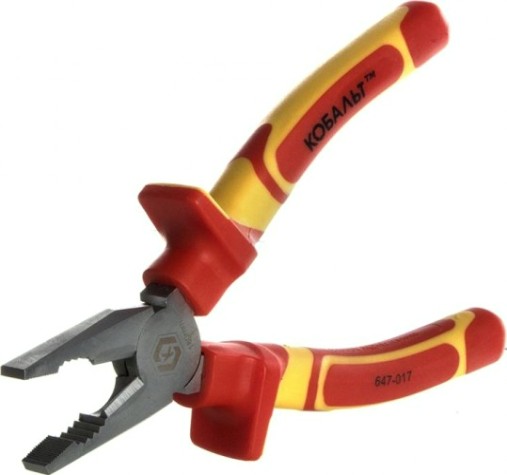 Плоскогубцы диэлектрические Кобальт 647-017 1000 V, 180 мм