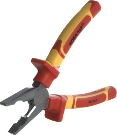 Плоскогубцы диэлектрические Кобальт 647-024 1000 V, 200 мм