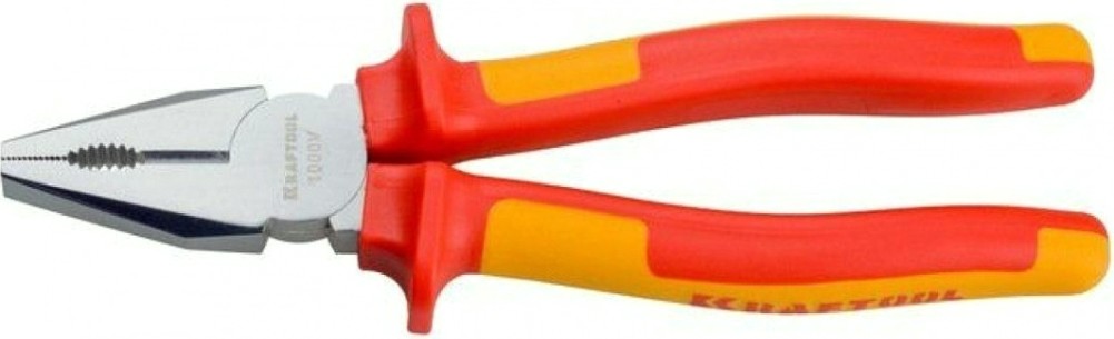Плоскогубцы диэлектрические KRAFTOOL ELECTRO-KRAFT 1000 V, 180 мм, комбинированные [2202-1-18_z01]