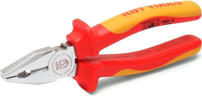 Плоскогубцы диэлектрические КВТ серия "ПРОФИ" 180 мм [67358]