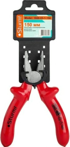 Плоскогубцы диэлектрические Sturm 1020-03-1-150 160мм Плоскогубцы диэлектрические Sturm 1020-03-1-150 160мм