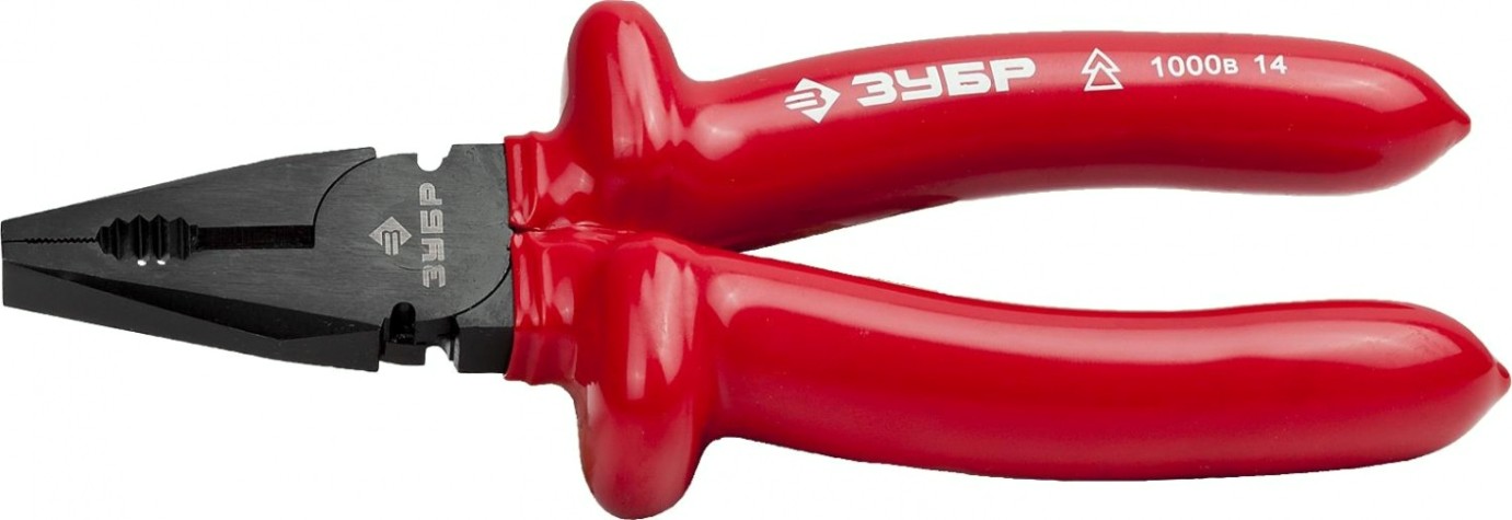 Плоскогубцы диэлектрические ЗУБР "ЭЛЕКТРИК" 180 мм 2214-1-18 [2214-1-18_z02]