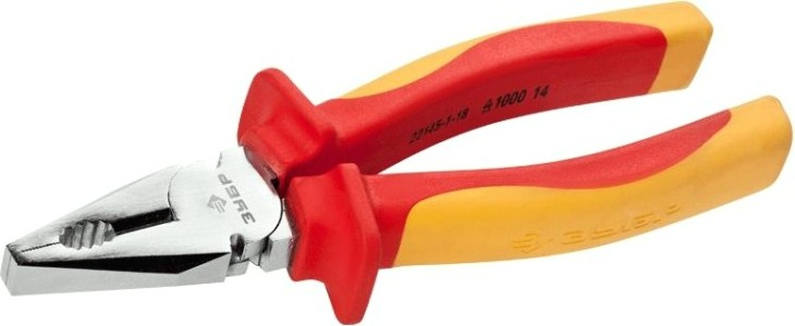 Плоскогубцы диэлектрические ЗУБР "ПРОФИЭЛЕКТРИК" 180 мм 22145-1-18 [22145-1-18]