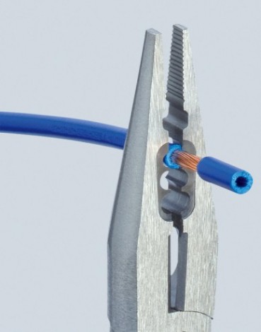 Плоскогубцы электротехнические KNIPEX KN-1302160SB для монтажа проводов, 160 мм