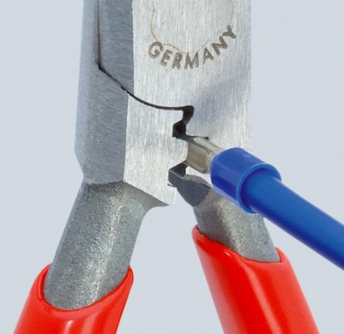 Плоскогубцы электротехнические KNIPEX KN-1302160SB для монтажа проводов, 160 мм