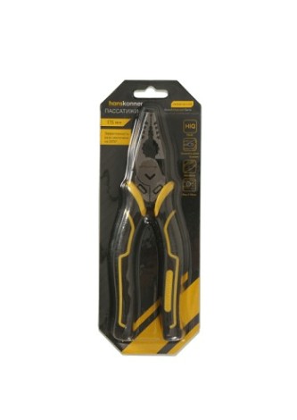 Плоскогубцы HANSKONNER HK1020-02-1-175 175мм.