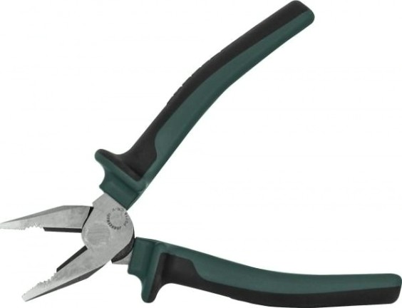 Плоскогубцы JONNESWAY P0116 Пассатижи с увеличенными рычагами и двухкомпонентн [049391]