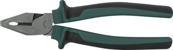 Плоскогубцы JONNESWAY P0118 Пассатижи с увеличенными рычагами и двухкомпонентн [049393]