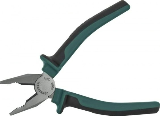 Плоскогубцы JONNESWAY P0816 Пассатижи с двухкомпонентными рукоятками, 160 мм [049395]