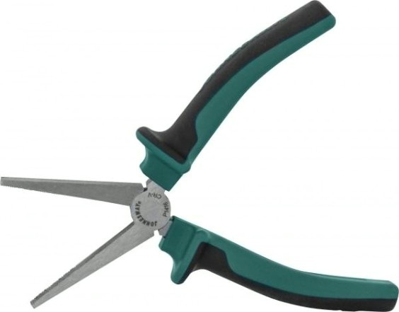 Плоскогубцы JONNESWAY P1416 с двухкомпонентными рукоятками, 160 мм [049405]