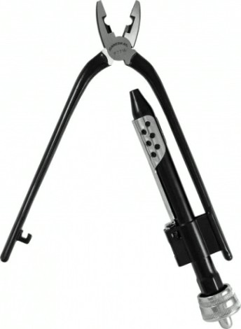 Плоскогубцы JONNESWAY P7716 для скручивания проволоки (твистеры), 160 мм [046054]