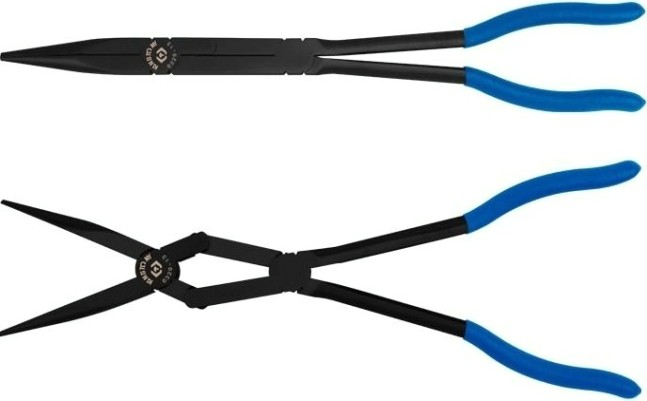 Плоскогубцы KING TONY 6329-13C тонконосые удлиненные, 340 мм, двойной шарнир