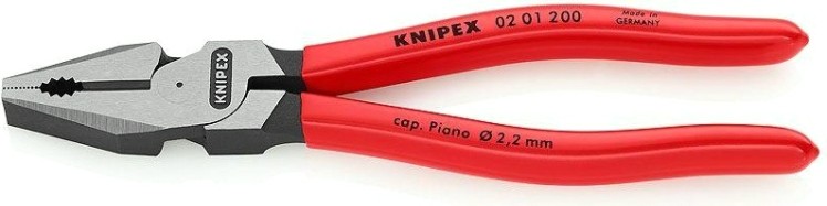 Плоскогубцы KNIPEX 0201200SB 200 мм [KN-0201200SB]