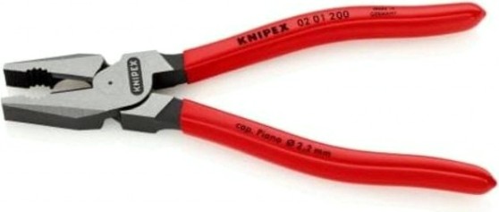 Плоскогубцы KNIPEX 0201200SB 200 мм [KN-0201200SB]