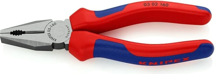 Плоскогубцы KNIPEX 0302160SB 160 мм комбинированные [KN-0302160SB]