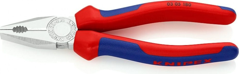 Плоскогубцы KNIPEX 0305180SB 180 мм [KN-0305180SB]