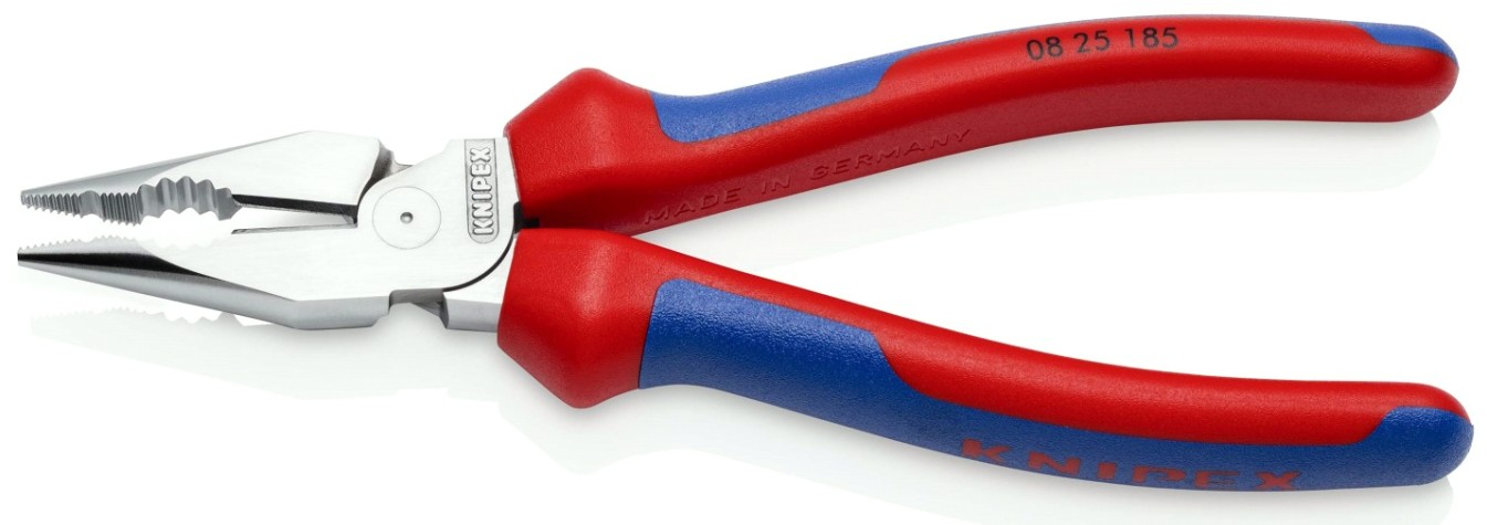 Плоскогубцы KNIPEX KN-0825185 комбинированные остроконечные с удлиненными губкам