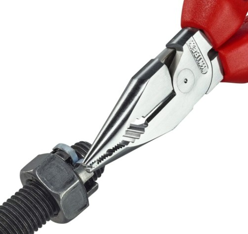 Плоскогубцы KNIPEX KN-0825185 комбинированные остроконечные с удлиненными губкам