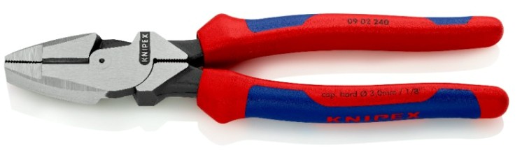 Плоскогубцы KNIPEX KN-0902240SB Lineman's электромонтажные, 240 мм