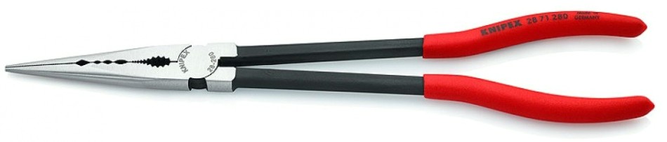 Плоскогубцы KNIPEX KN-2871280SB монтажные юстировочные, для труднодоступных мест,