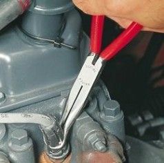 Плоскогубцы KNIPEX KN-3891200 для снятия свечных наконечников [KN-3891200]