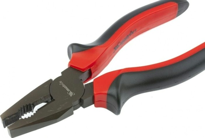 Плоскогубцы MATRIX "Black Nickel" 180 мм, двухкомпонентные рукоятки 16980 [16980]