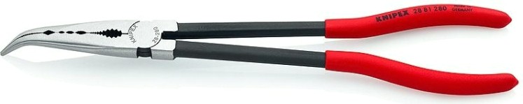 Плоскогубцы монтажные с поперечным профилем KNIPEX 2881280 280 мм [KN-2881280]