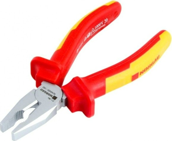 Плоскогубцы Norgau N246VDE-160 пассатижи силовые vde длина 160 мм, тип [067201116]
