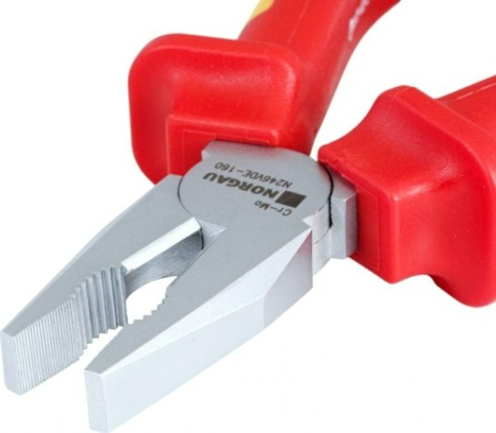 Плоскогубцы Norgau N246VDE-160 пассатижи силовые vde длина 160 мм, тип [067201116]