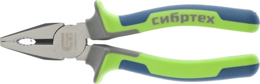 Плоскогубцы СИБРТЕХ 180 мм, комбинированные, фосфатирование, трехкомпо [17054]