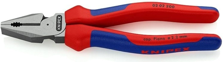 Плоскогубцы силовые KNIPEX 0202200SB 200 мм [KN-0202200SB]