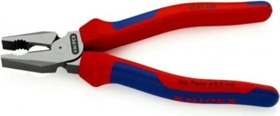 Плоскогубцы силовые KNIPEX 0202200SB 200 мм [KN-0202200SB]