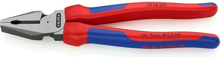 Плоскогубцы силовые KNIPEX 0202225SB 225 мм [KN-0202225SB]