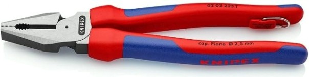 Плоскогубцы со страховочным креплением KNIPEX 0202225T 225 мм [KN-0202225T]