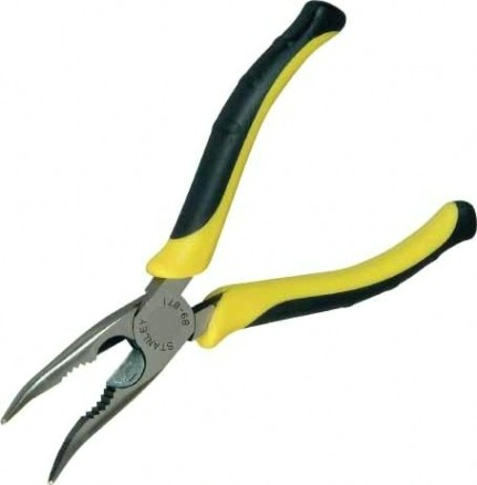 Плоскогубцы STANLEY MAXSTEEL 160 мм, с удлиненными изогнутыми губками 0-89-871 [0-89-871]